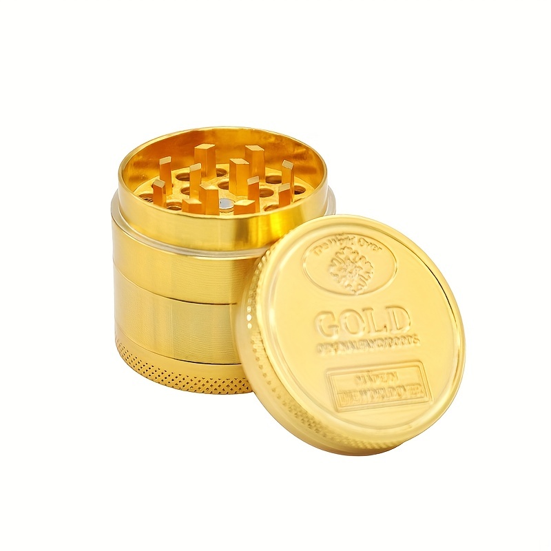 Four layer Iridescent Zinc Alloy Herb Grinder Manual Tobacco - Temu