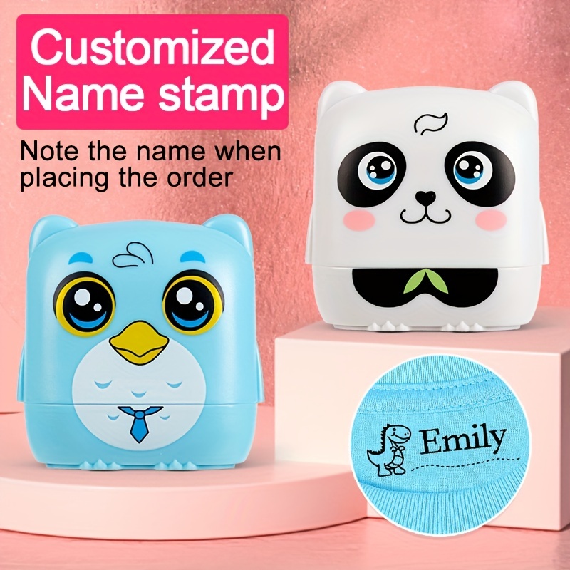 Personalised Fabric Name Stamp  Waterproof Permanent Customised