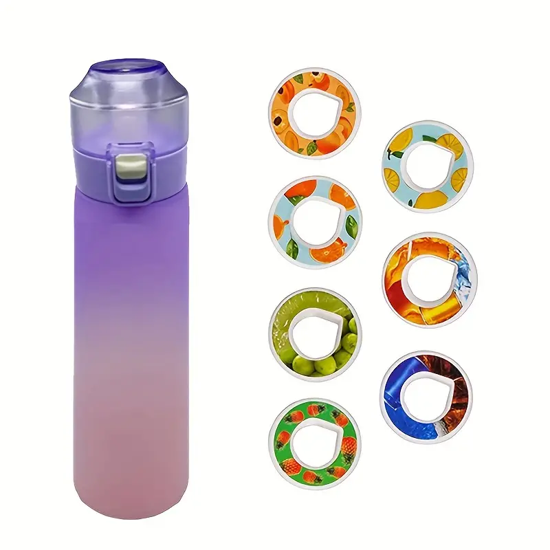 Flavor Pods + Sports Water Bottle Frosted Gradient, Variety Flavor Pods For Water  Bottle, Sports Straw Water Cup, Bounce Lid Water Cup, Birthday Gift,  Christmas Gift - Temu New Zealand
