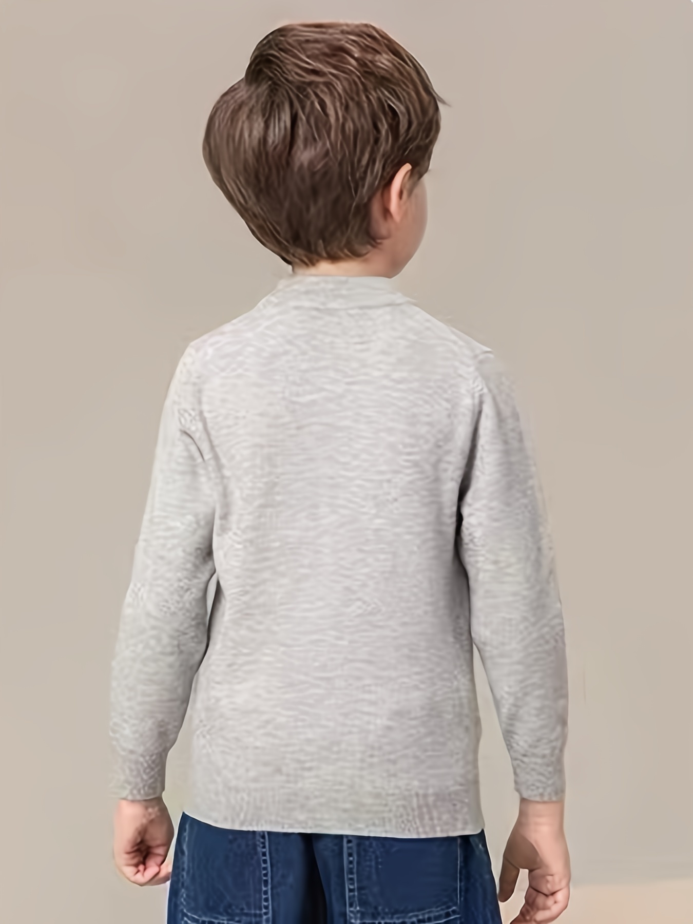 Boys crew neck outlet jumper