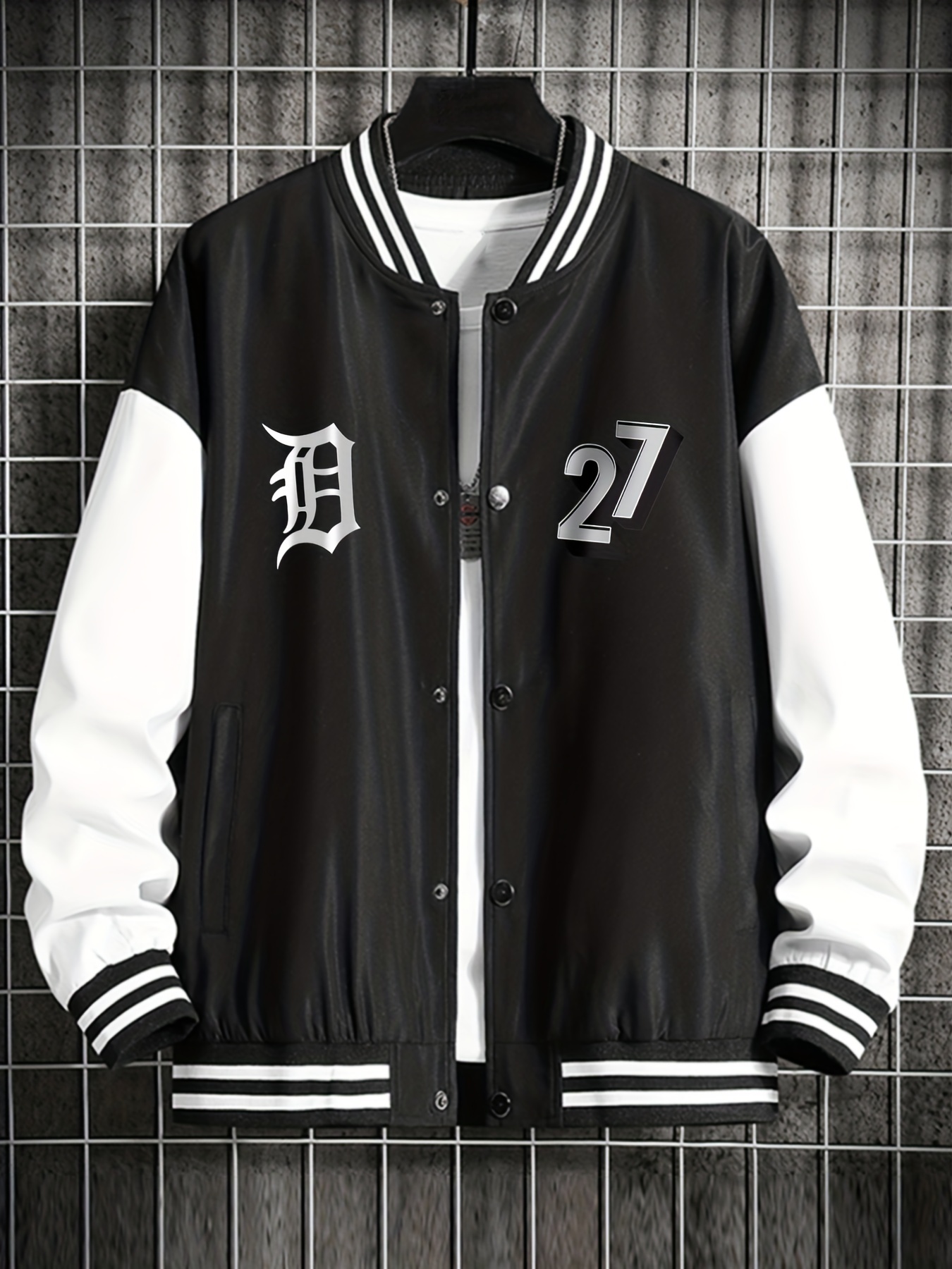 Detroit Tigers Letterman Logo Jacket