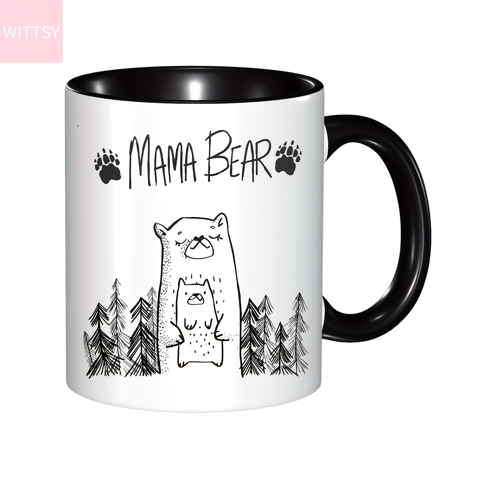 Mama Bear Mug Mum Coffee Mug Mammy Cup Gift For Mum Baby - Temu