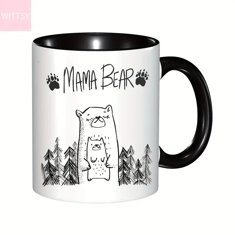 Mama Bear Mug Mum Coffee Mug Mammy Cup Gift For Mum Baby - Temu