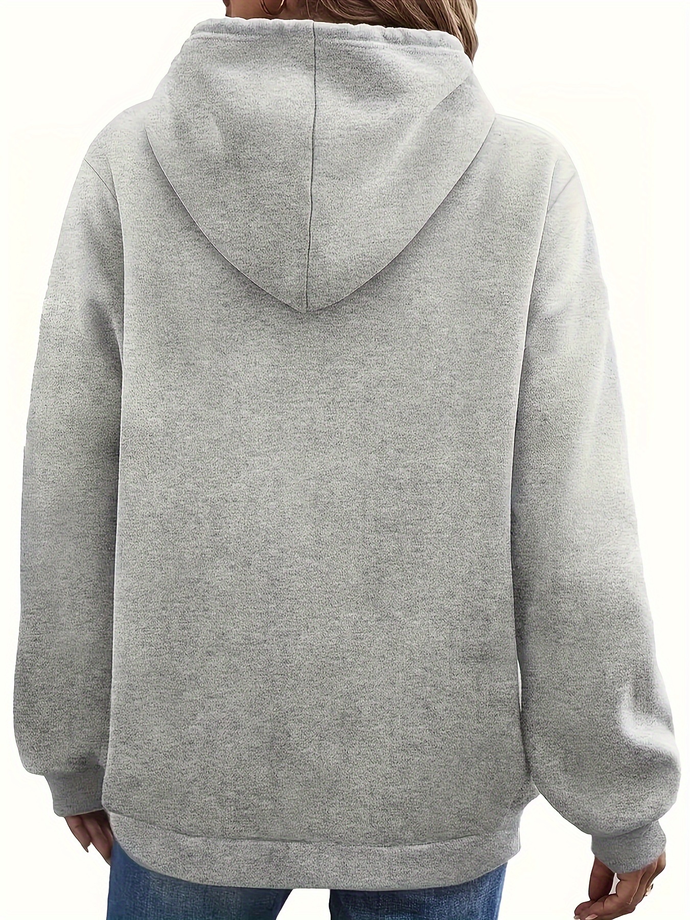 Fleece Lined Pocket Front Drawstring Parka Coat