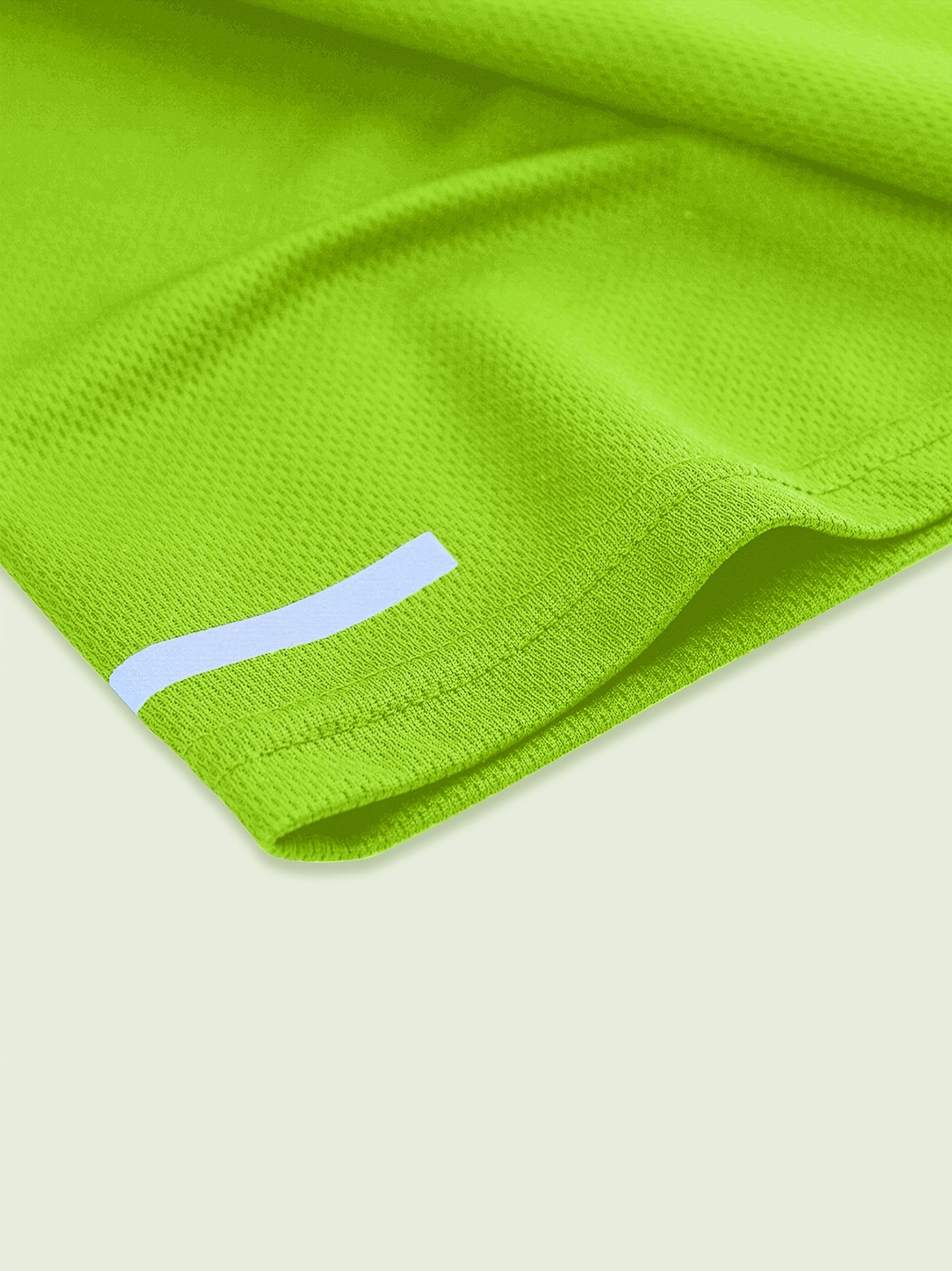 Men's Breathable Crew Neck Essential Fitness T-Shirt - Neon Green