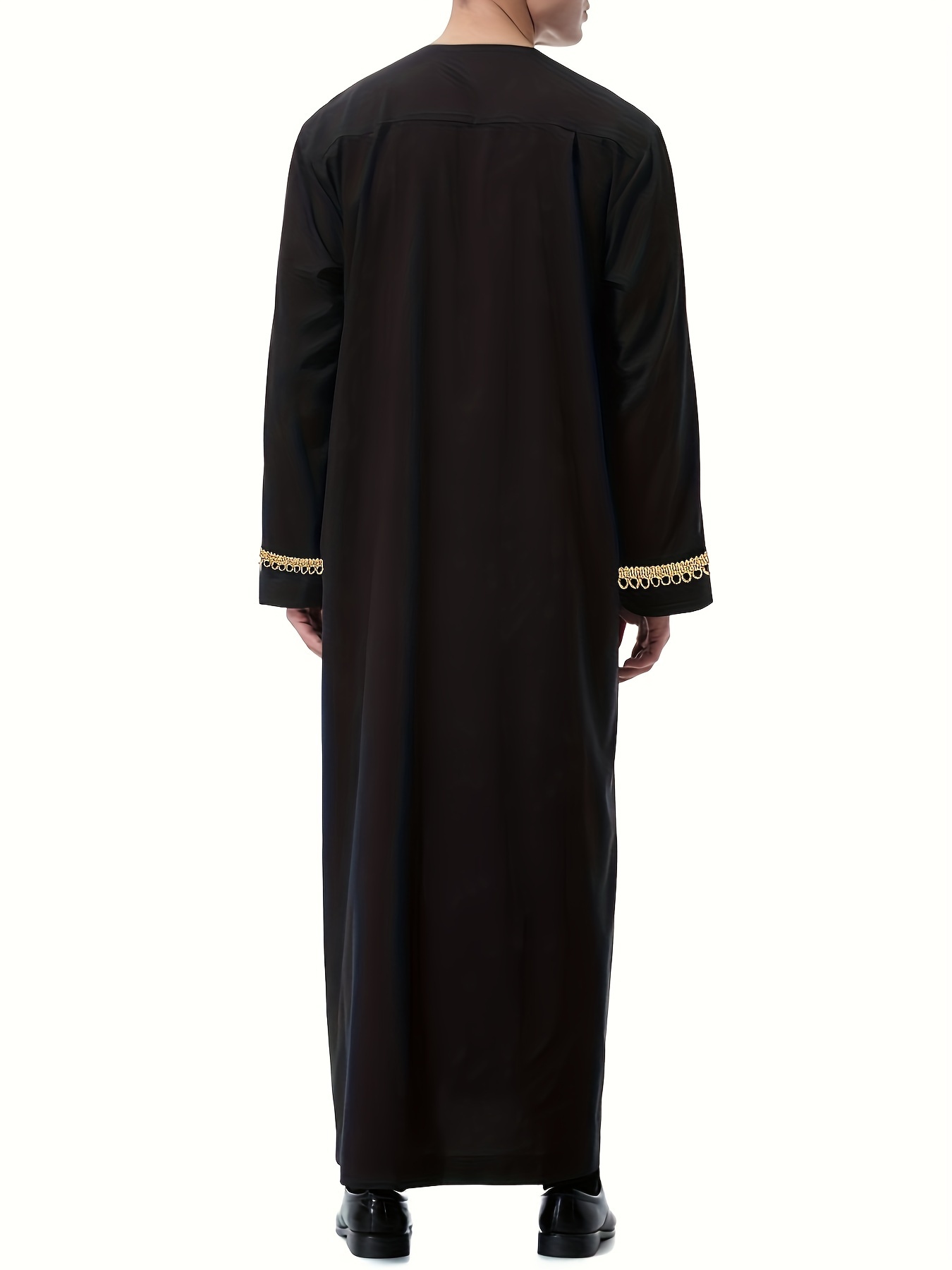Thobă arabă saudită pentru bărbați în timpul Ramadanului, cu mâneci lungi, Kandora, îmbrăcăminte pentru Ramadan, Ramadan, Eid Al Adha