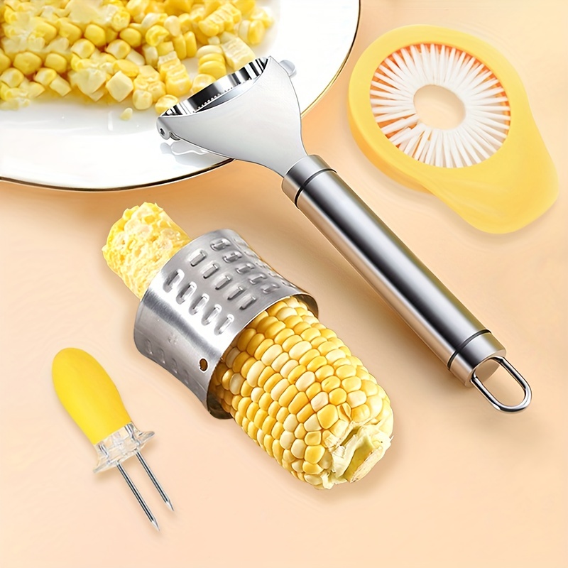 Long Handle Food Cleaning Brush Multifunctional Kitchen Gadgets with Peeler  Veggie Wash Brush 2-in-1 