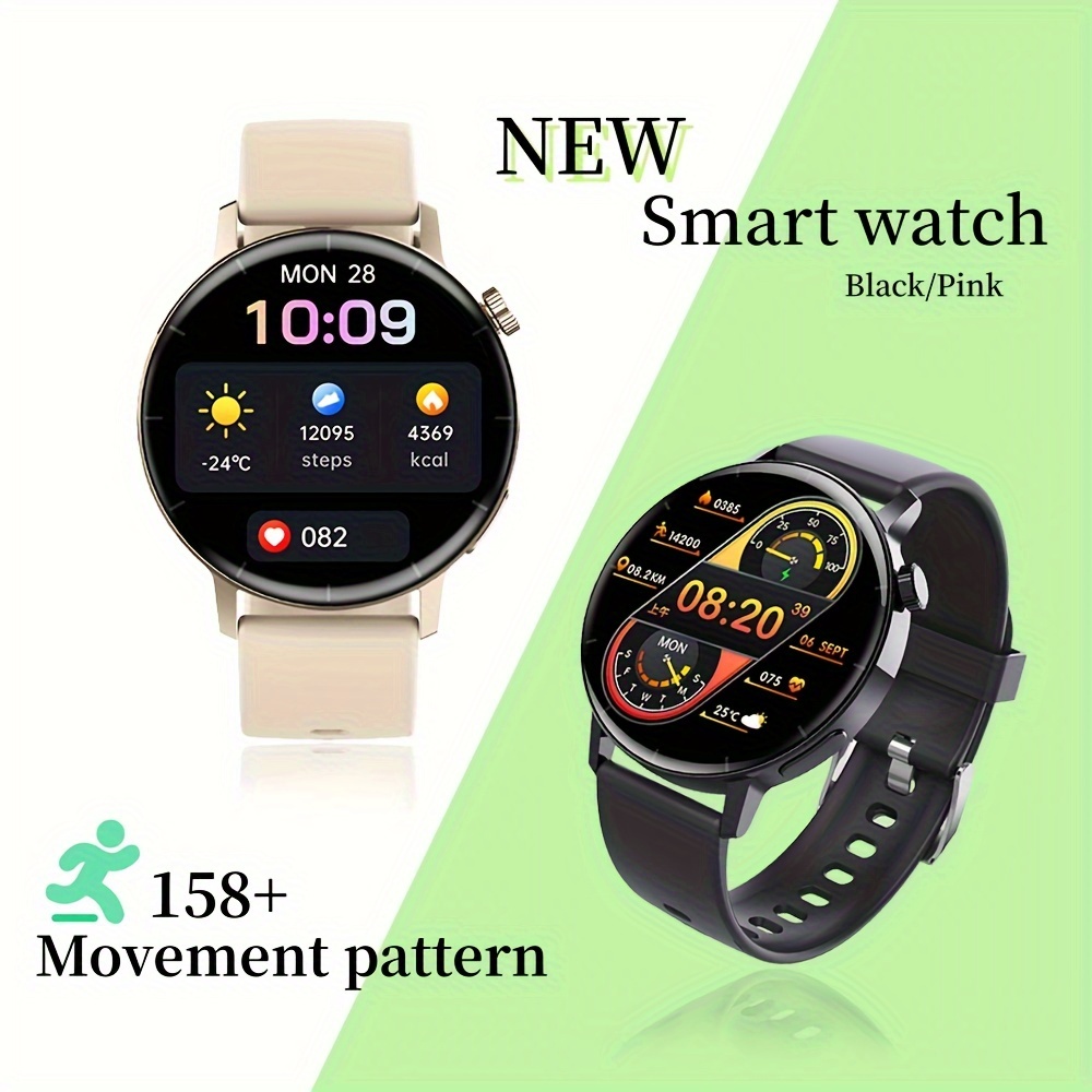 New For Xiaomi Huawei LV NFC Smart Watch Men AMOLED 412*412 HD