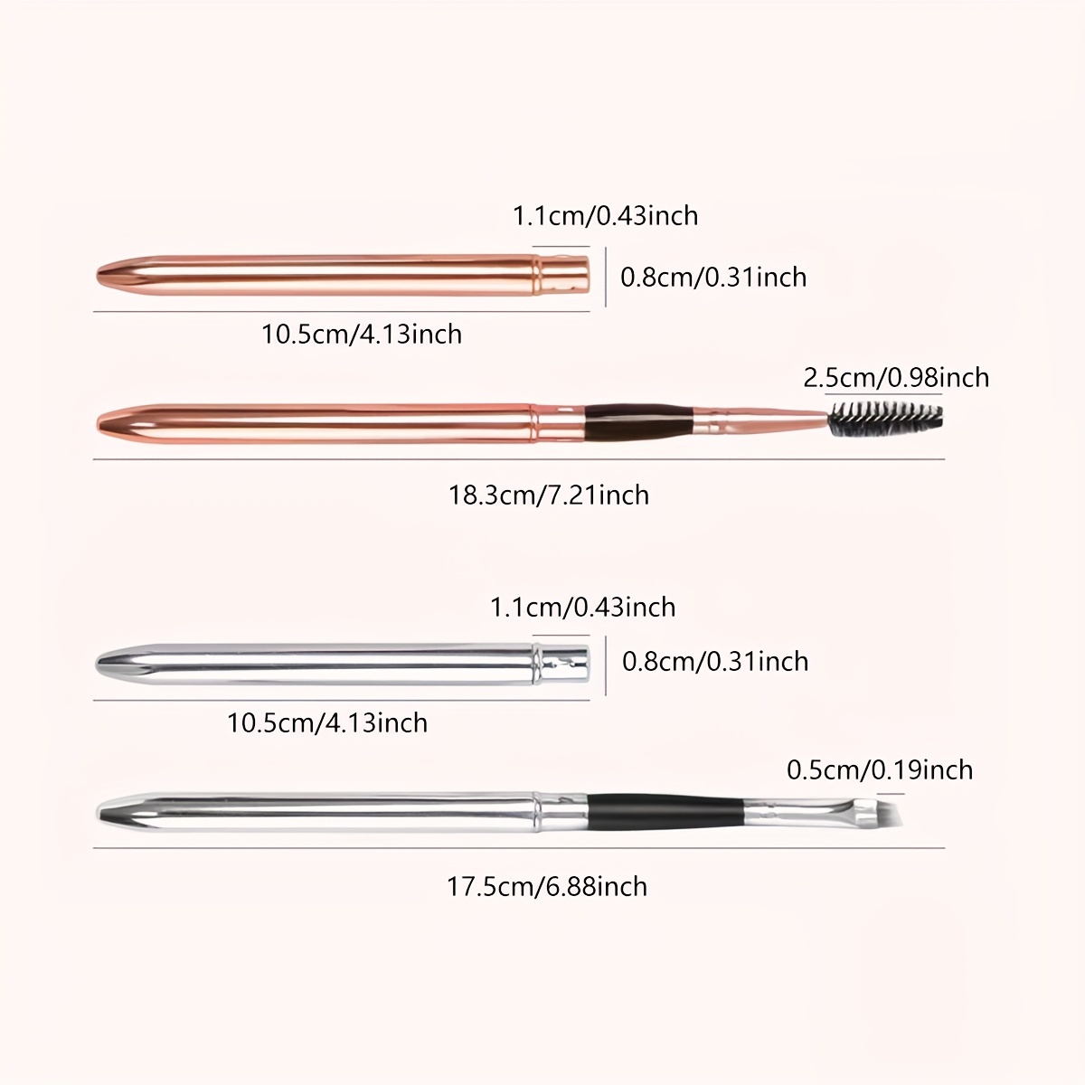 Non Slip Eyelash Brush with Cover Professional Makeup Brush