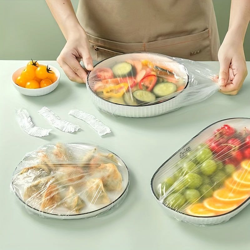 Reusable Elastic Food Covers Plastic Seal Elastic Adjustable - Temu