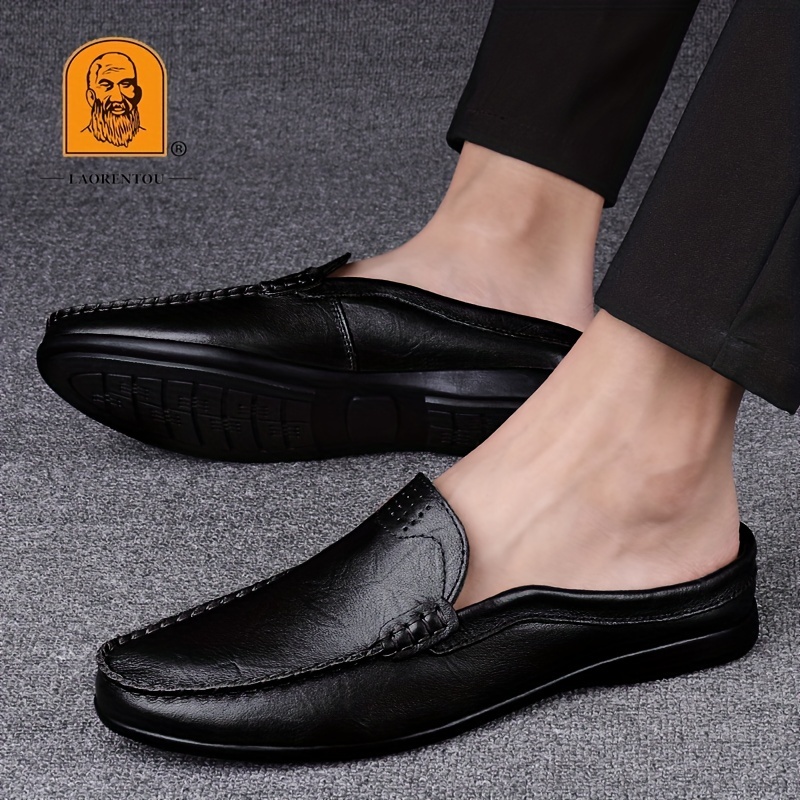 Mens Slip On Mules Half Sneakers Casual Walking Shoes Outdoor Backless  Sneakers Open Back Shoes - Men's Shoes - Temu