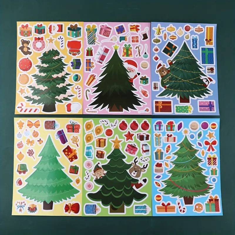 Christmas Stickers Christmas Party Games Stickers For - Temu