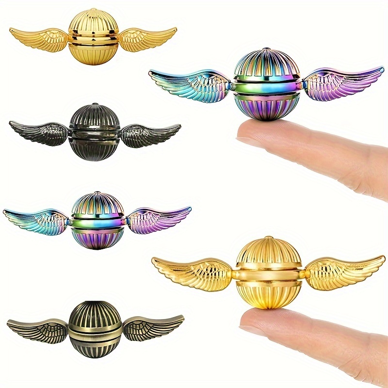 Cool Fidget Spinners Toy Metal for Kids Adults, Steel Fidgit  Finger Hand Spinner Desk Toys Gifts Goodie Bag Fillers, Anti Anxiety Stress  Relief Toys Stocking Stuffer Party Favors Supplies : Toys