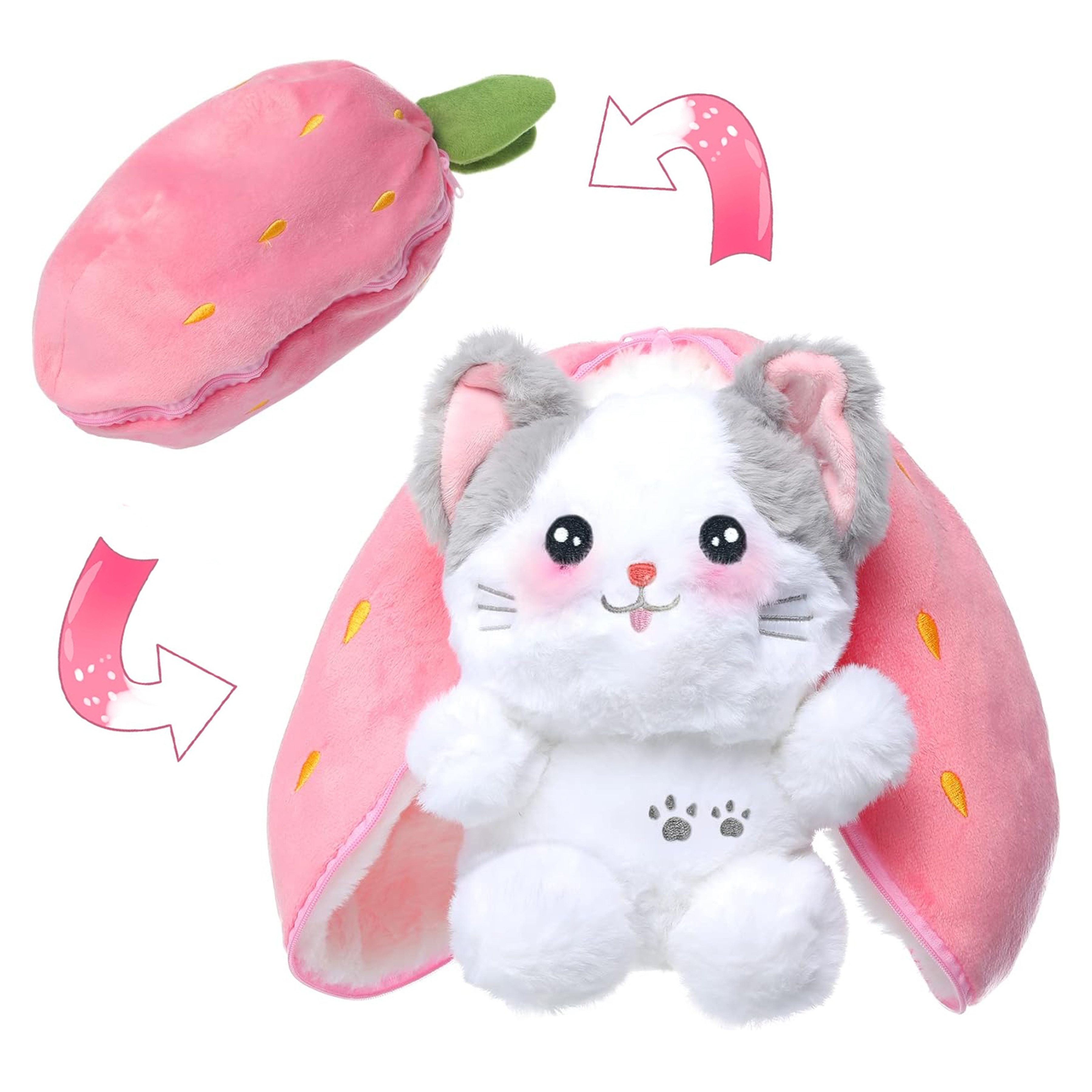 Adorable Stuffed Strawberry Fruit Muffin Plush Toys Perfect - Temu