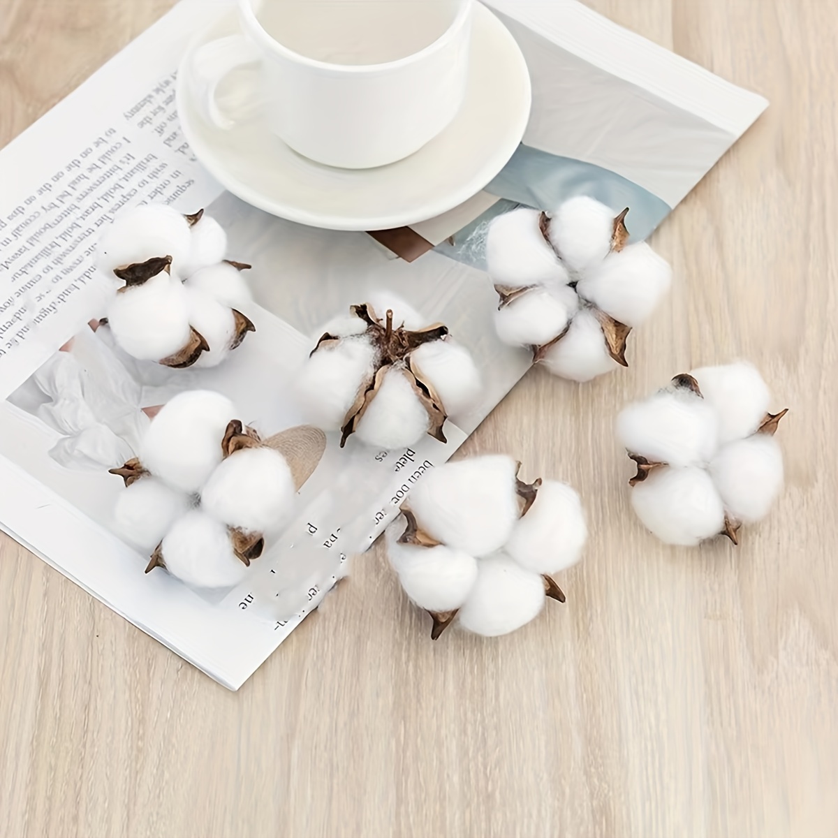 Cotton Bolls (Natural Cotton Balls)