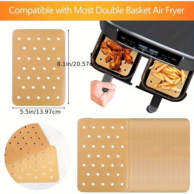 20pcs Air Fryer Parchment Paper, Household Non-stick Oil-absorbing