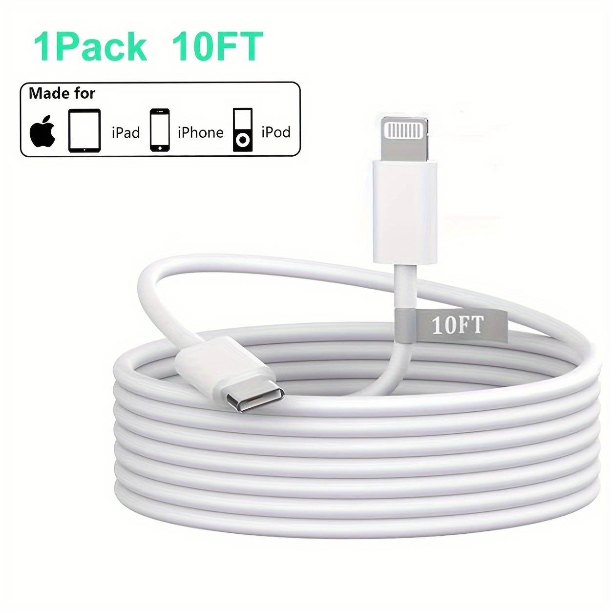  USB C to Lightning Cable 6.6ft 3Pack Original [Apple MFi  Certified] iPhone Fast Charger Charging Cord Cable for iPhone 14/13/13  Pro/12/12 Pro/12 Pro Max/11/Xs Max/XR/X,iPad,AirPods Pro and More :  Electronics