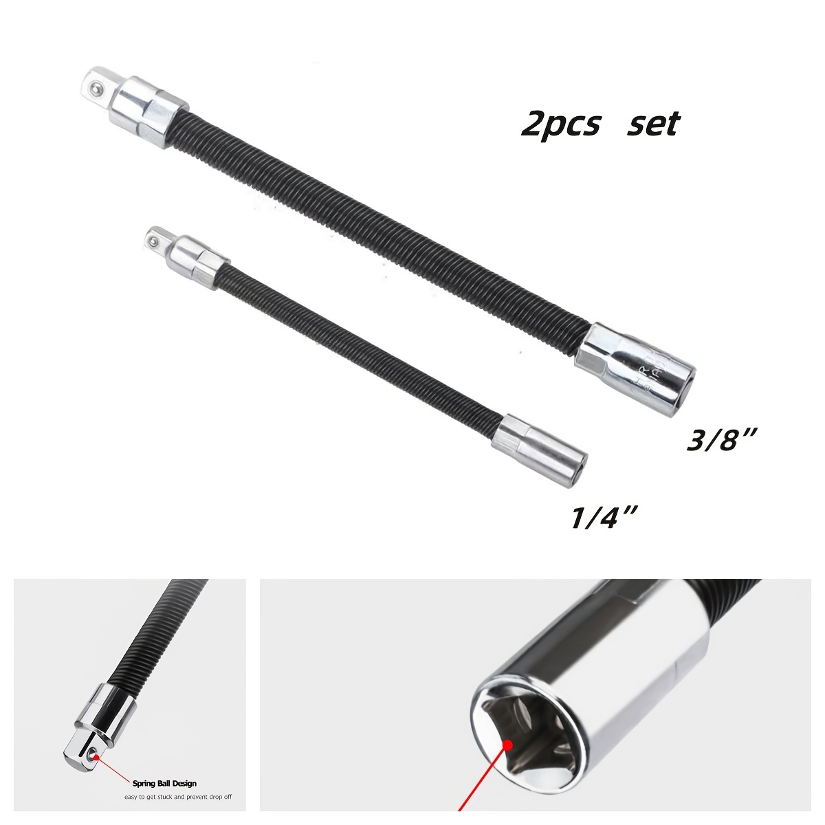 Drive Flexible Socket Extension Rod Bar Adapter Ratchet - Temu Canada