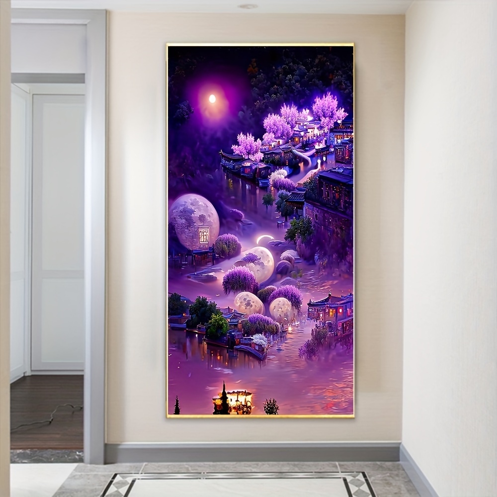 Abstract Cloud Large Artificial Diamond Painting Kits For - Temu