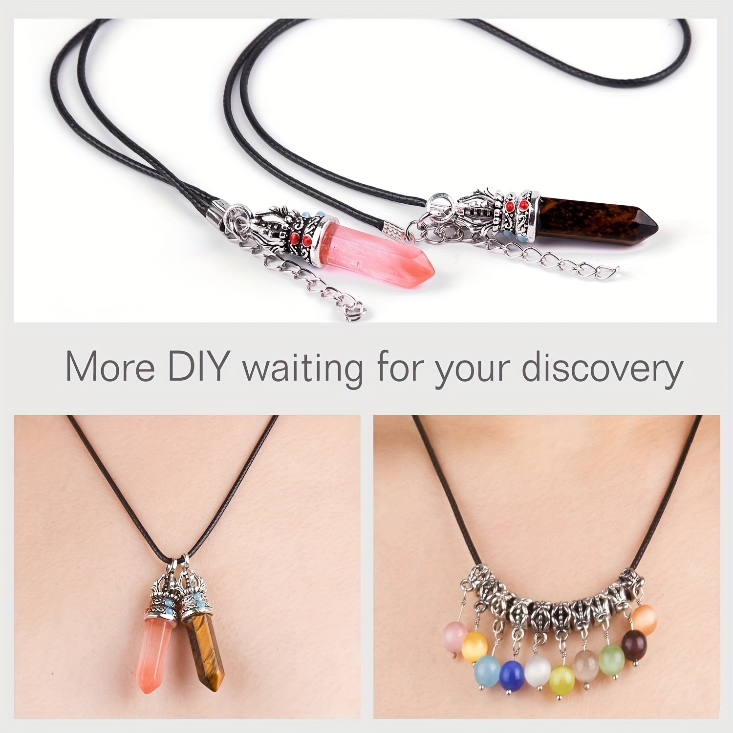 Necklace Cord Waxed Necklace Cord Clasp Necklace String Diy - Temu