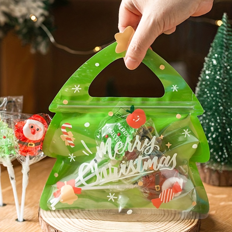 Christmas Decoration Packaging Bag Candy Ziplock Bag - Temu