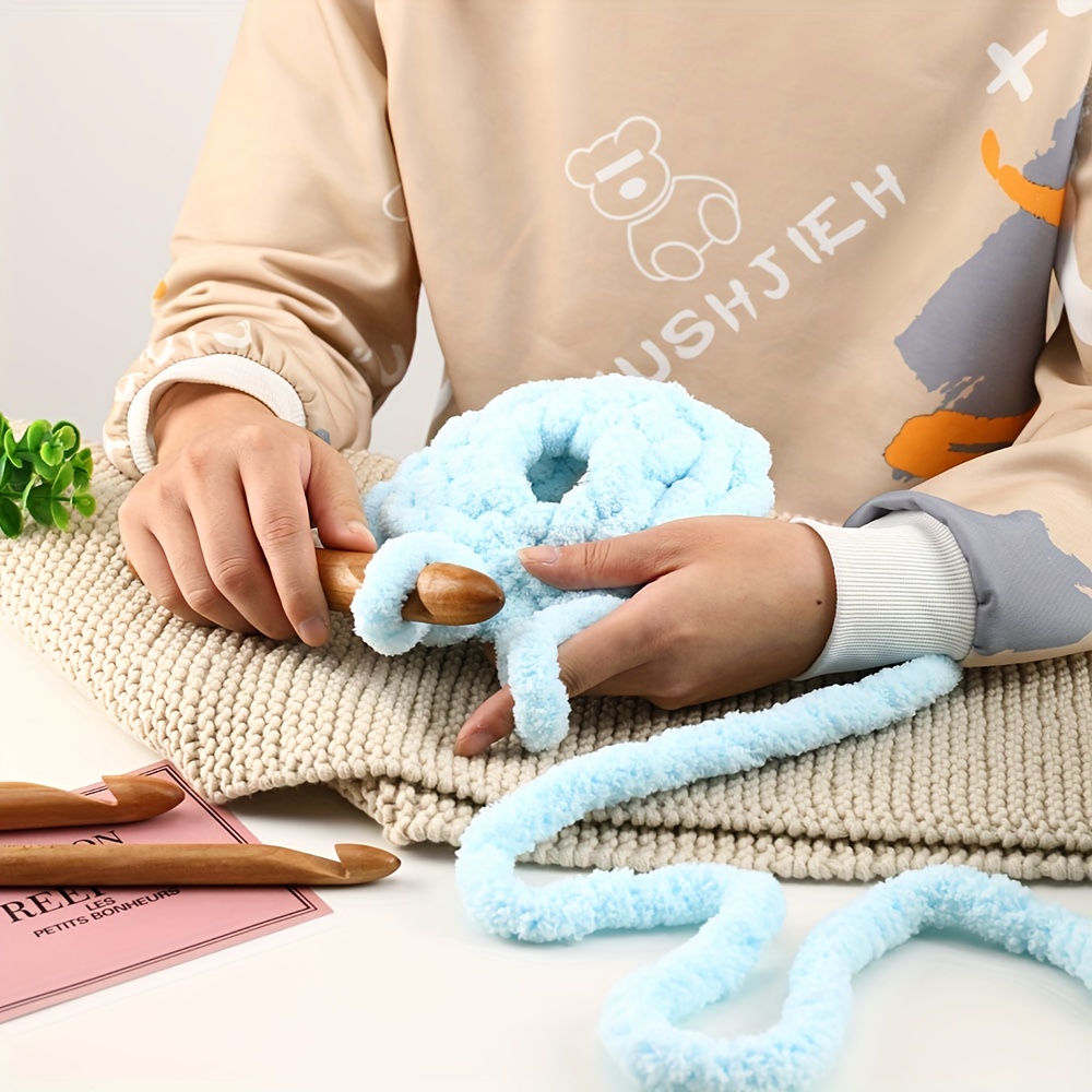 Large Crochet Hooks Bamboo Crochet Needle Knitting Hooks - Temu
