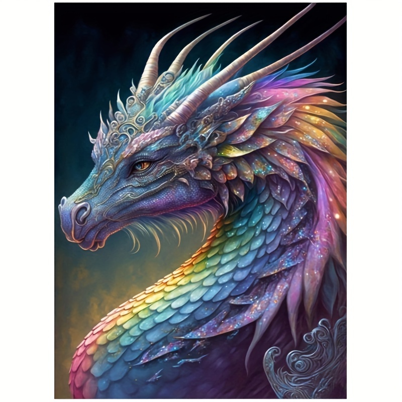 Comprar Pintura de diamante 5D DIY, dragón de dibujos animados, para  adultos y niños, kits de bordado, pintura de diamantes de imitación  completa, regalos de decoración del hogar hechos a mano