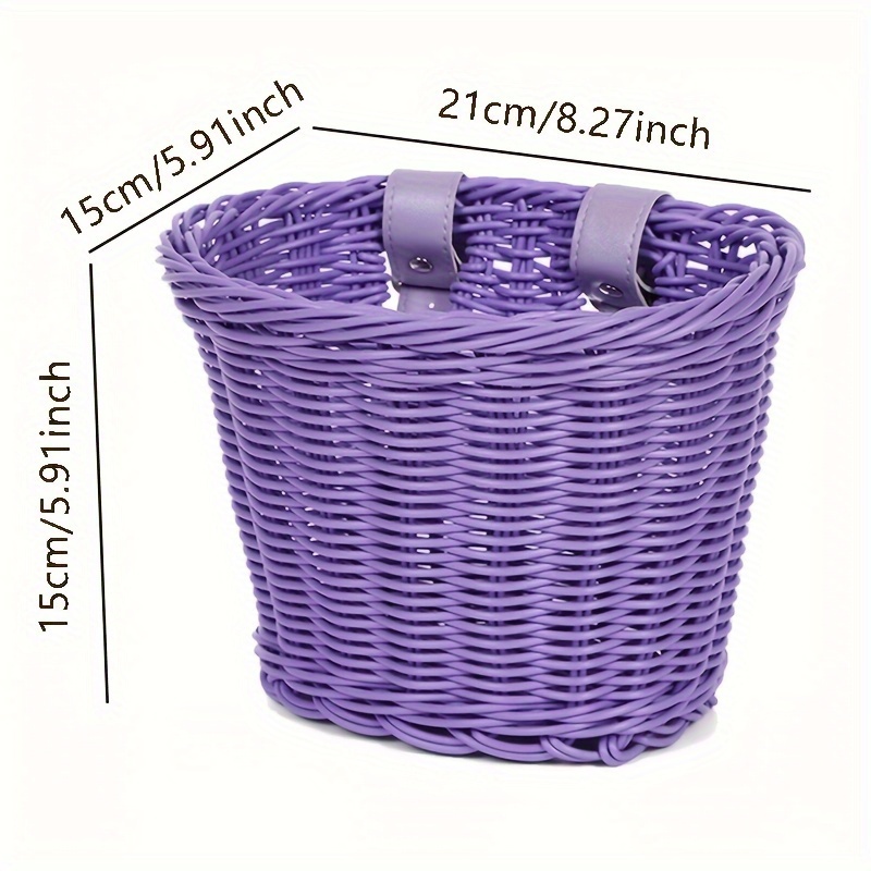 Hand woven best sale bike basket