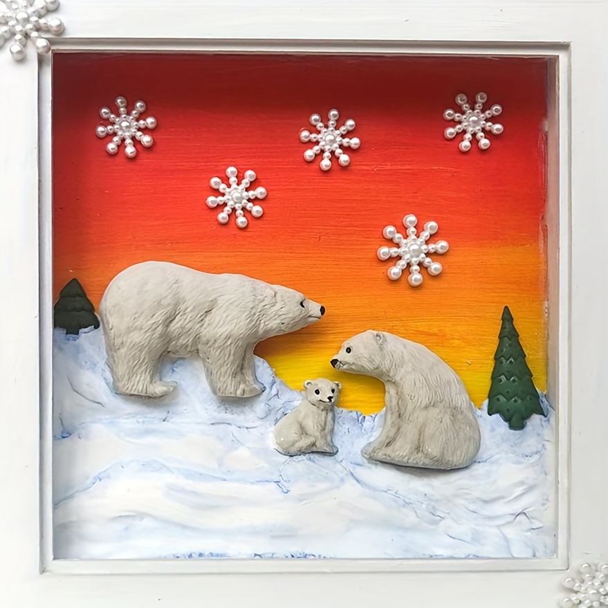 Polar bear & Penguin Ice Mold - Sköl