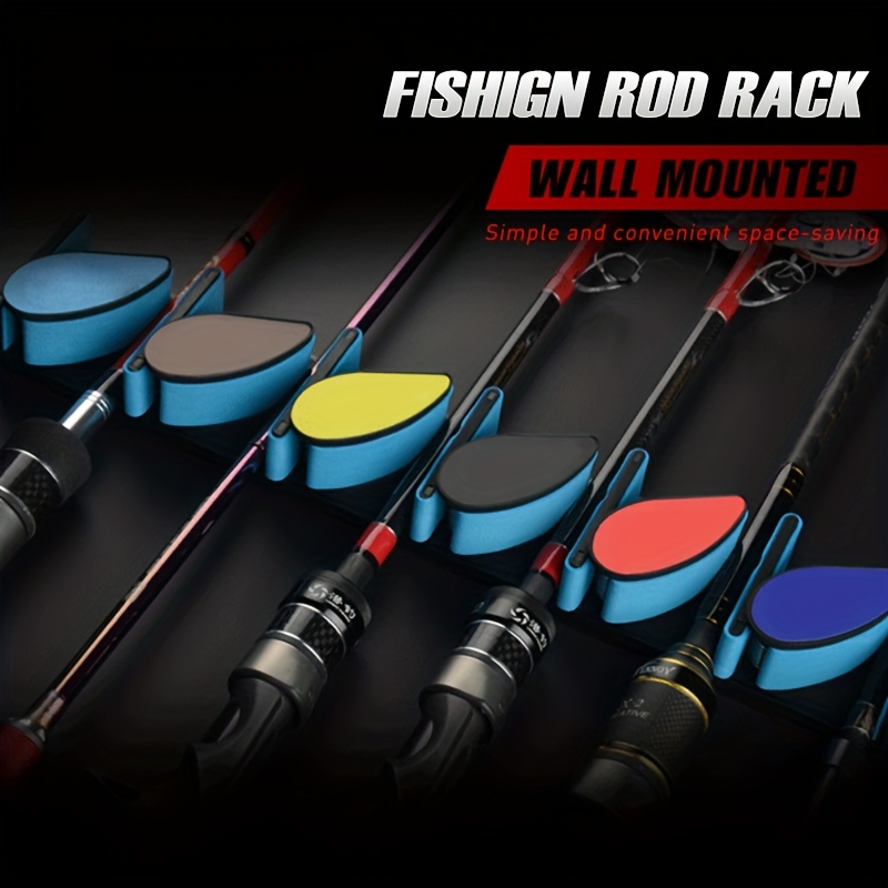 Fishing Rod Holder 3 multifunctional Hole Vertical Wall - Temu