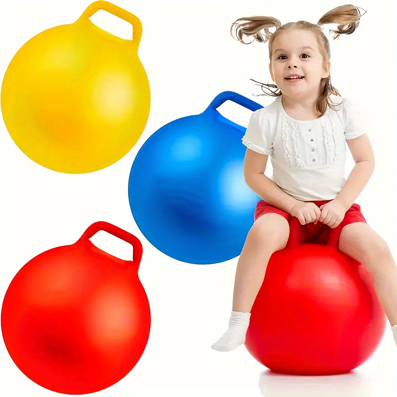 Pelota saltarina para niños de 7 a 9 años (pelota hippity hop, hopping  ball, pelota saltarina con asas, sit & bounce, canguro saltarín, pelota de