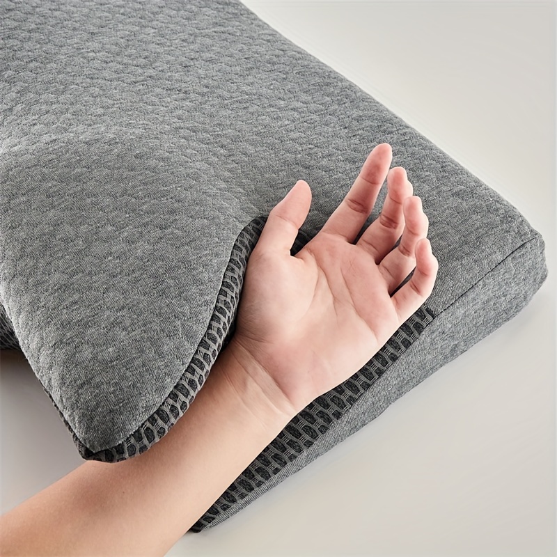 Ergonomic Contour Memory Foam Pillow Neck Support Pillow with Washable  Pillowcase