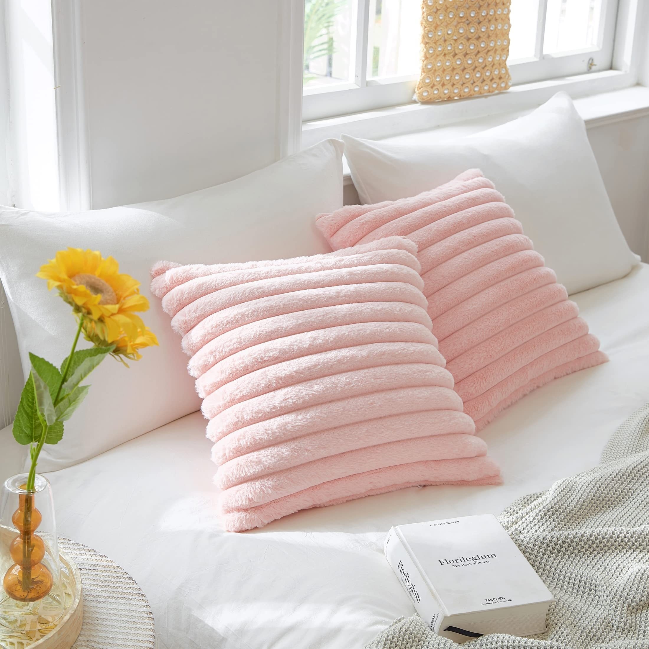 at Home 18 Pink Throw Pillow