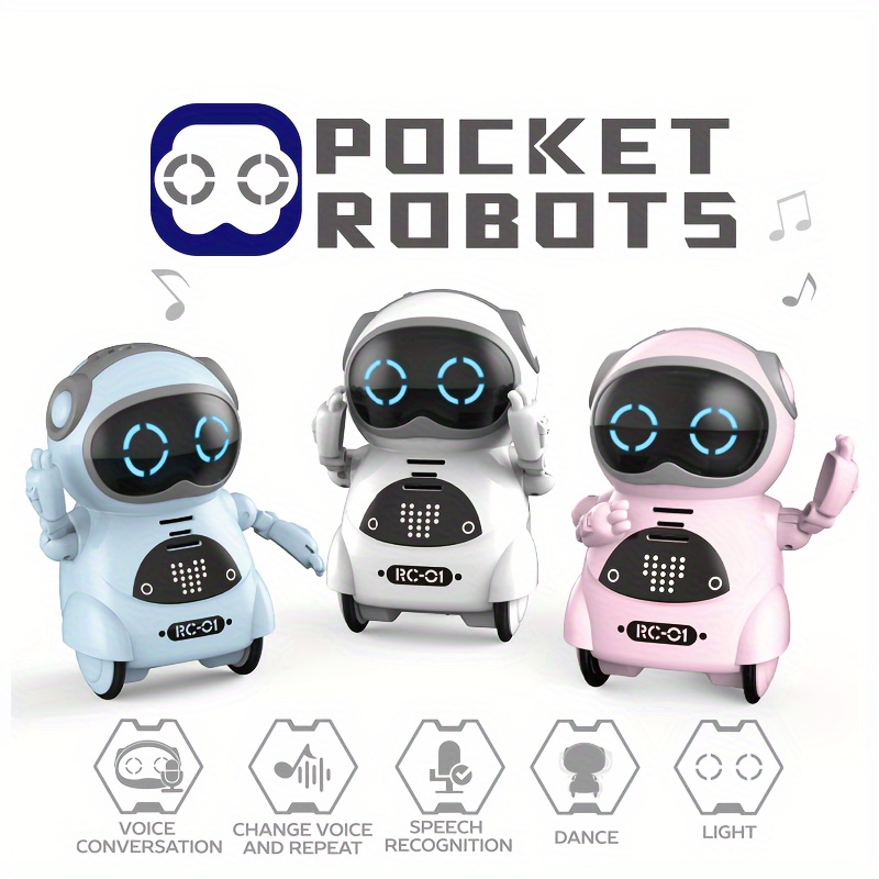Pink Eilik Intelligent Robot Emotional Interaction Ai Educational  Electronic Toy Desktop Pet Accompany Voice Blue/Pink Robot