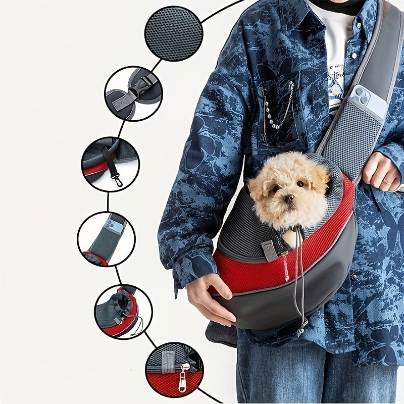 Breathable Pet Trolley Bag With Large Capacity For - Temu