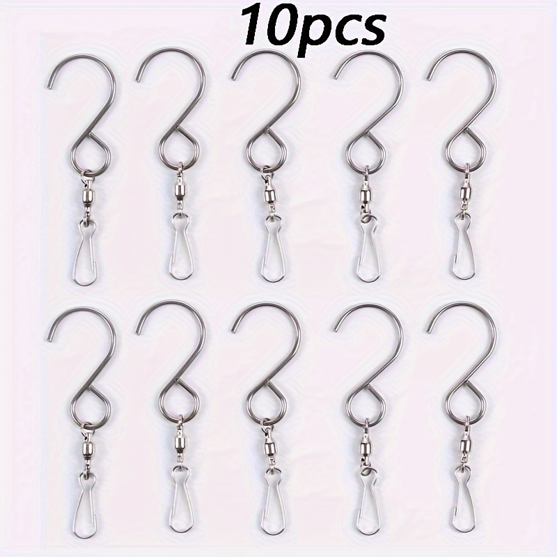 Wind Spinner Swivel Hooks 360 Degree Spinning Dual Clip For - Temu Canada