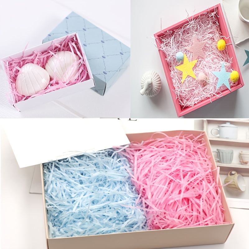 200g Colorful Shredded Paper Gift Box Filler Wedding Birthday Party  Decoration Crinkle Cut Packaging Gift Shred Paper - Craft Paper - AliExpress