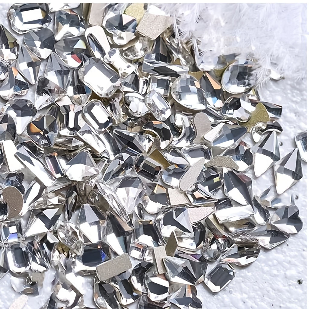 Crystal Flatback Rhinestones Multi Colors Sizes Stones Gems - Temu