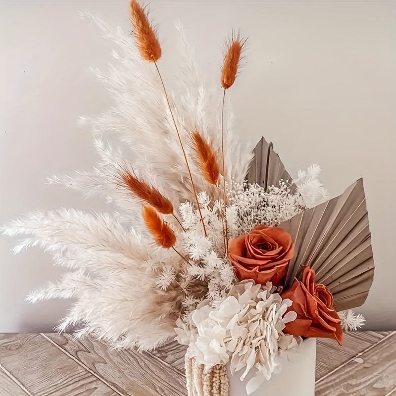 Artificial Flower Arrangements, Bunny Tails Dried Flowers