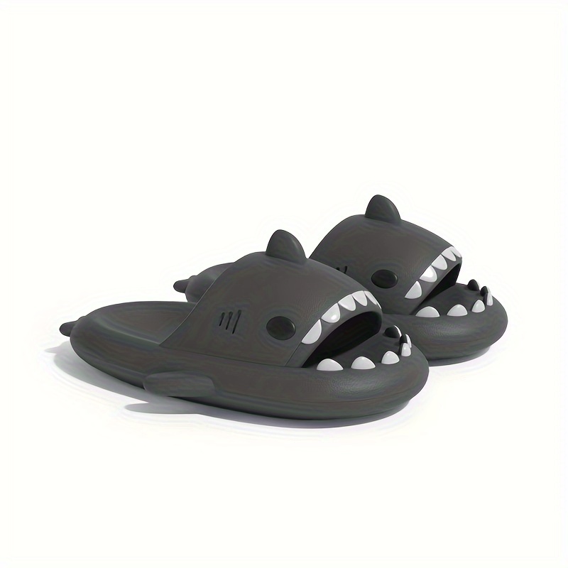 Girl's Shark Slides Comfy Non Slip Slippers