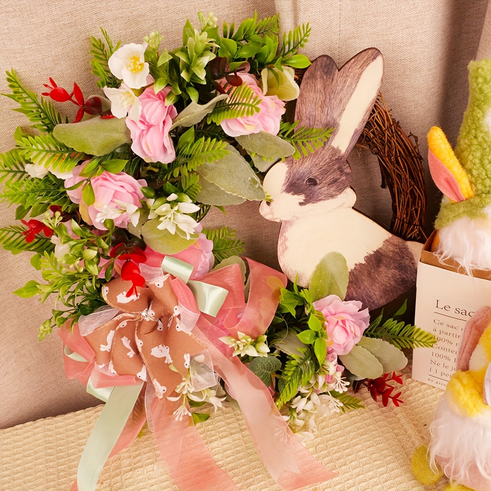 Easter Bunny Straw Figure Decoration Home Garden Wedding Decoration - Temu  United Arab Emirates