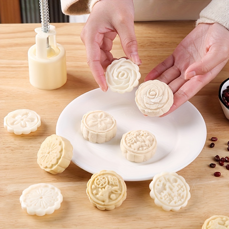 Mooncake Stamps Diy Baking Gadgets Kitchen Accessories For Mid-autumn  Festival