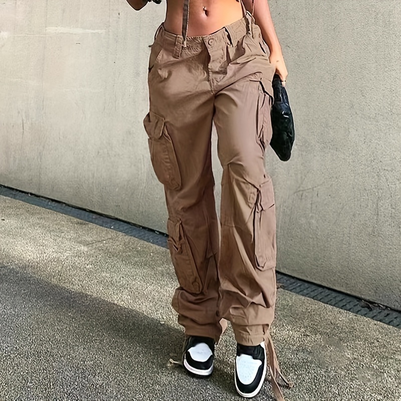 Low-Rise Loose-Fit Cargo Pants