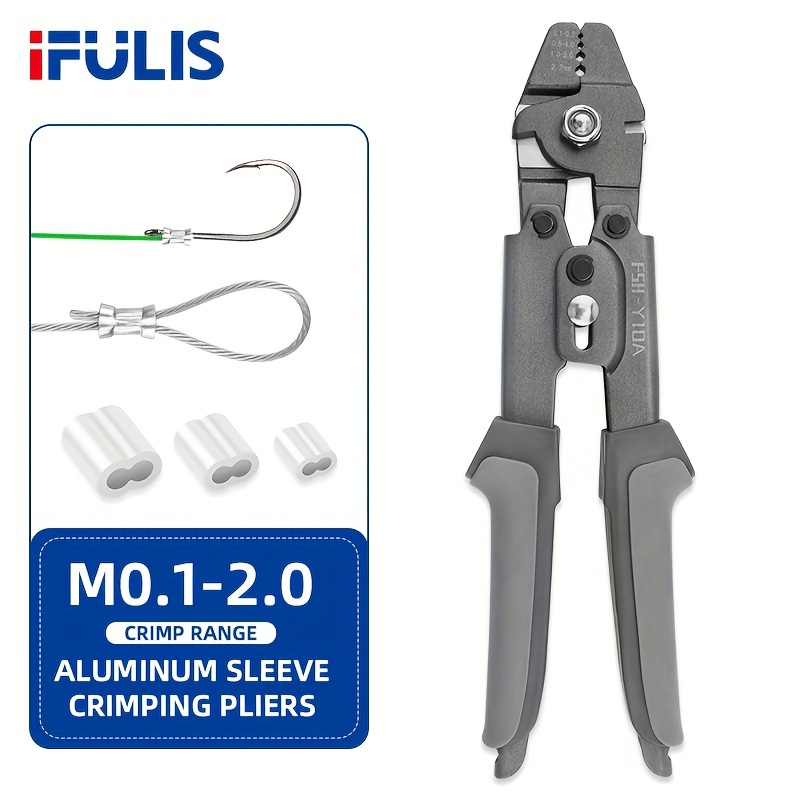Crimp Pliers Crimping Plier Wire Ferrules  Aluminum Fishing Swaging Tool  Cable - Pliers - Aliexpress
