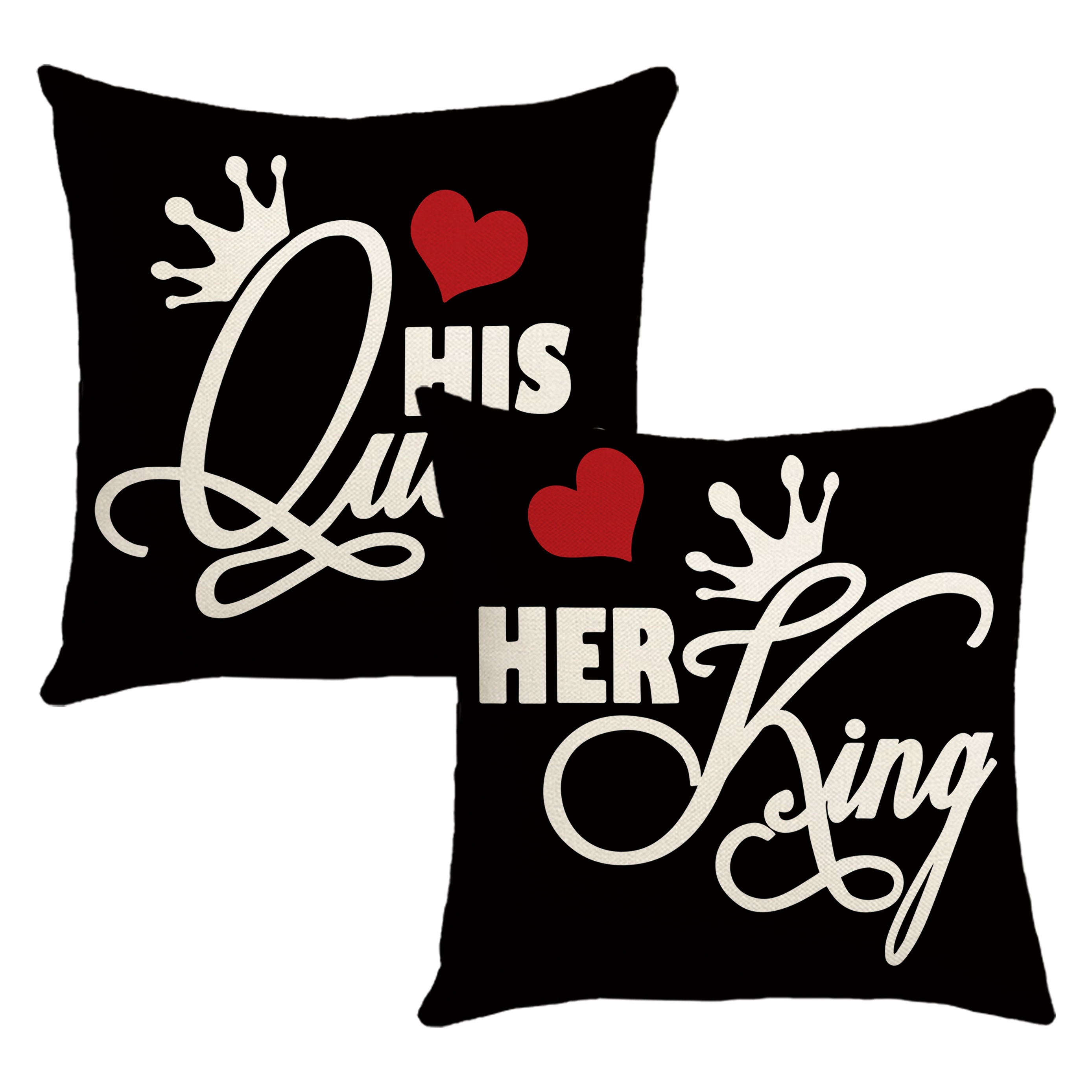 

2pcs , Hearts, , 's Day , Pillowcases For , Women And, Men , For Sofa , 17.7*17.7inch, Inserts