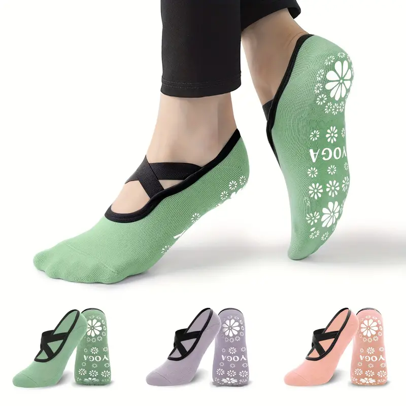 Non slip Yoga Socks Women Perfect Pilates Barre Fitness - Temu