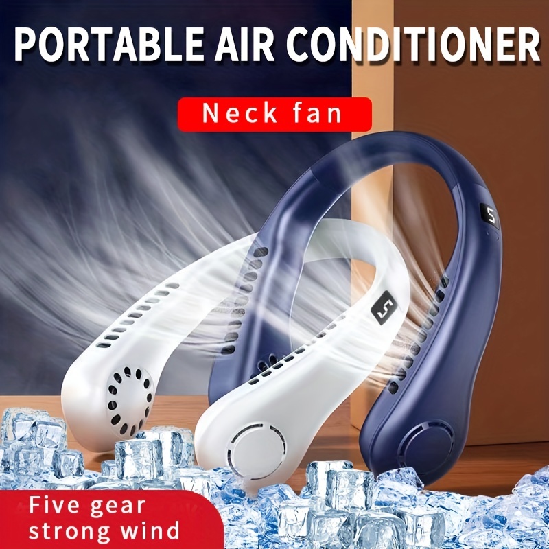 Ventilador Cuello 360 ° Flujo Aire Refrigeración Ventilador - Temu
