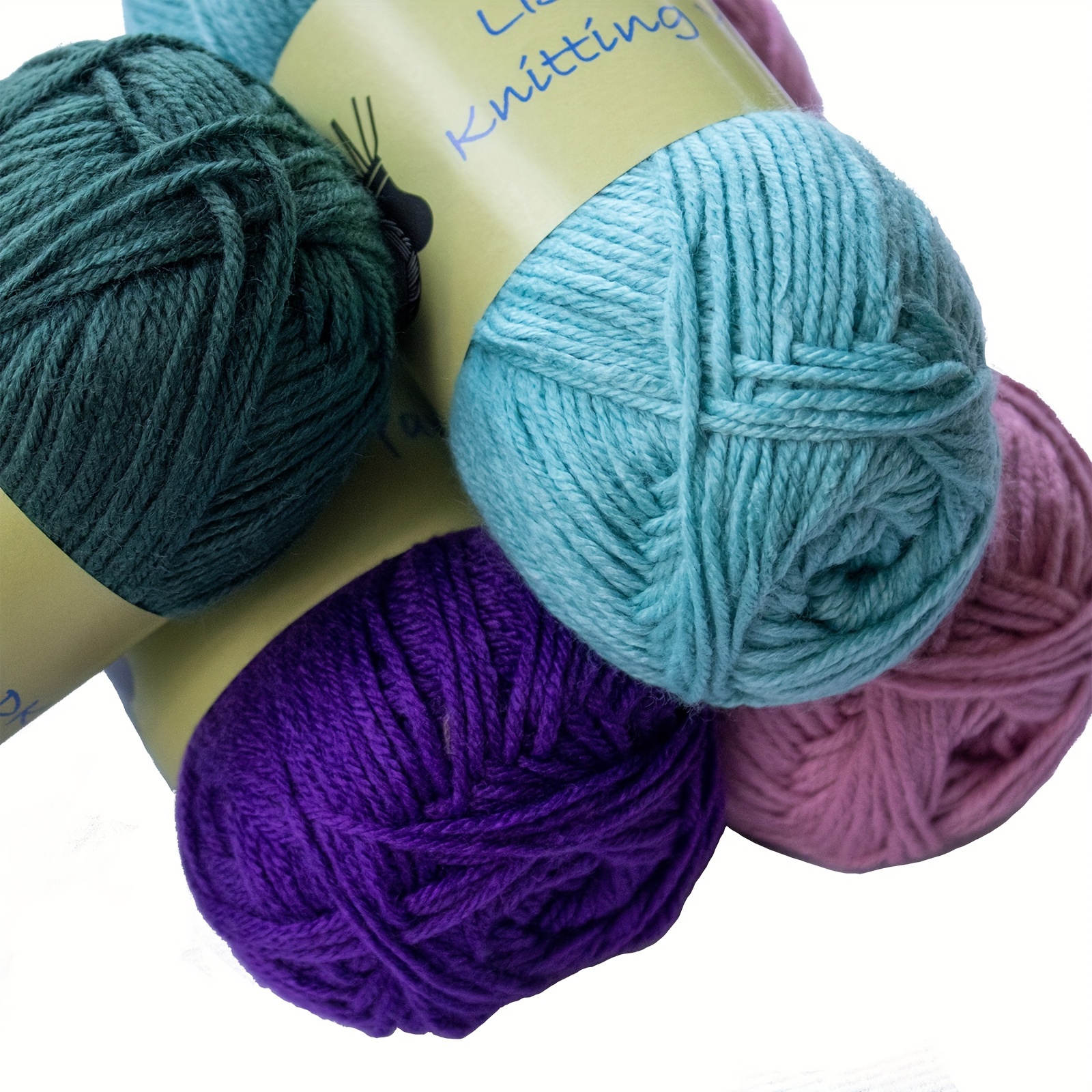 Wool Yarn Rainbow Line Yarn For Crocheting Knitting T shirts - Temu