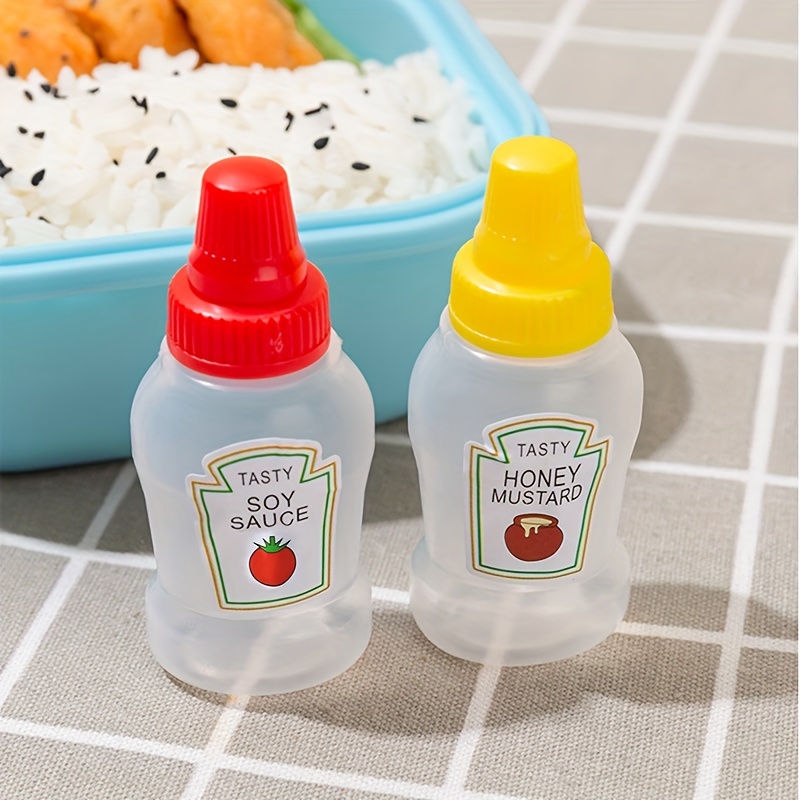 2pcs Mini Sauce Squeeze Bottle