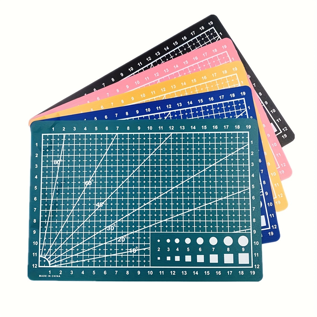 Tib A2/3/4/5 Double-sided Cutting Mat Grid Line Self-healing Workbench  Patchwork Cut Pad Diy Knife Engraving Leather Cutting Board